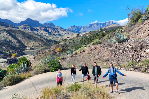 Gran Canaria Cueva, Oasis, Aventura en la Garganta Roja y Picnic acogedorGran Canaria Discovery Adventure Tour con Picnic de Tapas