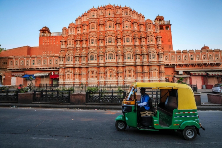 Private Full Day Jaipur Sightseeing by Tuk-Tuk Private Tuk-Tuk, Tour Guide and Monument Entrance Fees