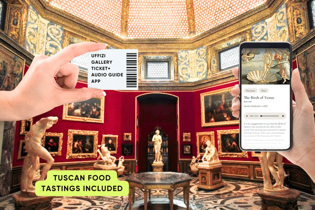 Florenz: Ticket für ALLE Sammlungen der Uffizien-Galerie & Audio-App