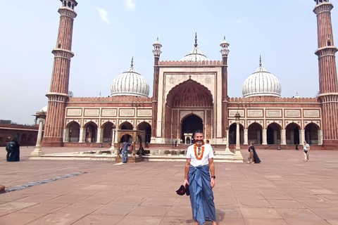 Delhi: Jama Masjid, Qutub Minar & Humayun's Tomb Guided Tour Tour With Private Private Ac Car and Professional Guide