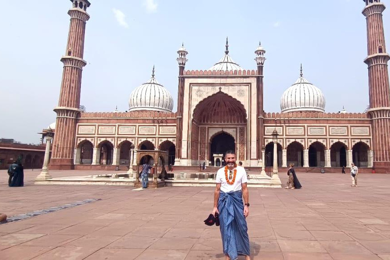 Delhi: Jama Masjid, Qutub Minar & Humayun's Tomb Guided Tour Tour With Private Private Ac Car and Professional Guide