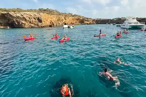 Ibiza by Sea: Coves, Caves, Water Sports & Open Bar