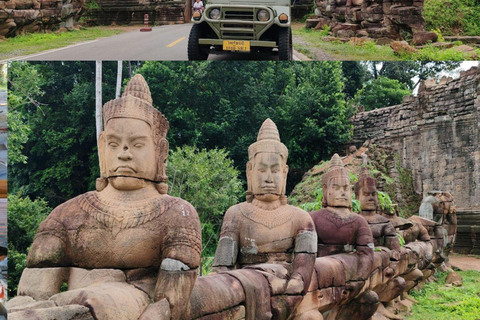 Siem Reap : Visite du complexe des temples d&#039;Angkor en jeepComplexe des temples d&#039;Angkor Circuit en jeep de l&#039;armée américaine