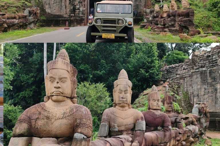 Siem Reap: Excursión en Jeep por el Complejo de Templos de AngkorRecorrido en jeep por el complejo de templos de Angkor del Ejército de EE.UU.