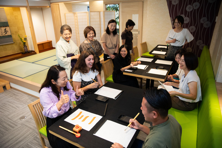 Tokyo: Asakusa Calligraphy Workshop with Instructor