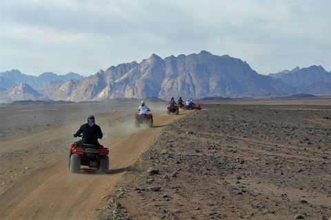 Hurghada: Quad en kamelenrit met diner en showophaalservice vanaf je hotel in hurghada