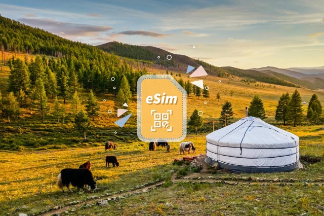 Visit Mongolia eSim Mobile Data Plan in 