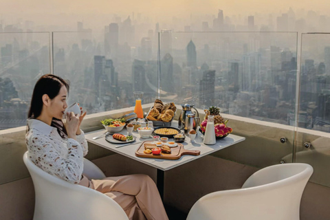 Bangkok: Baiyoke Sky Buffet Breakfast on 81st Floor Balcony