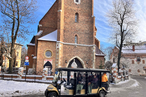 Krakow: Guided City Tour by Golf Buggy with Hotel Pickup