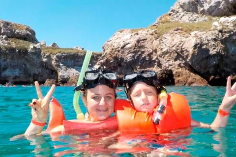 Puerto Vallarta : Visite des îles Marietas en catamaran