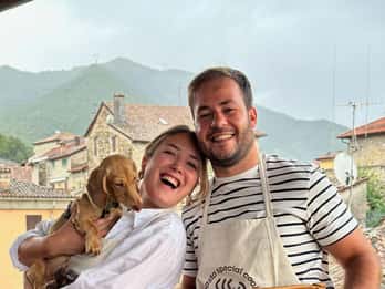 Homemade Pasta in a Peaceful Medieval Village