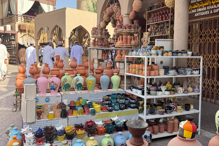 Muscat: Nizwa Souq & Jebel Shams Grand Canyon Full-Day Tour Private experience with dedicated vehicle