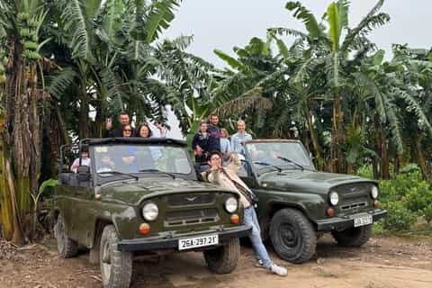 Hanoï : Visite en jeep vintage, trésors cachés à rythme tranquille