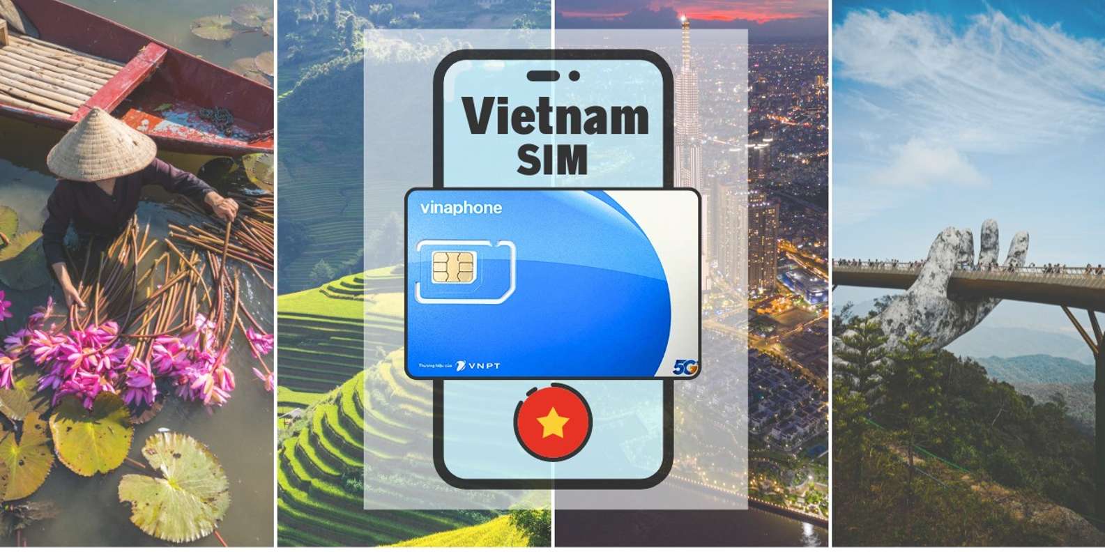 Хошимин: SIM-карта с безлимитным трафиком 4G для встречи в аэропорту |  GetYourGuide