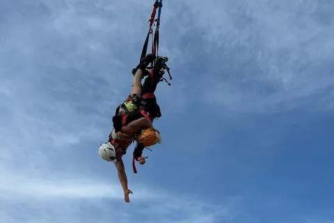 Novalja: Zrce Beach Tandem Bungee Jumping Upplevelse