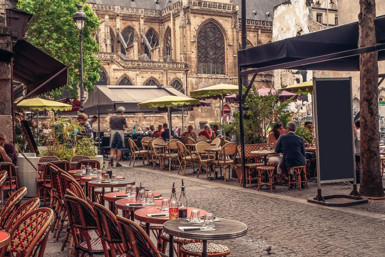 From London: Paris, Louvre, Notre Dame, Eiffel Tower & Lunch 3-course lunch at Eiffel Tower, Notre Dame + Standard class