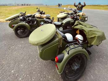 Von Bayeux aus: Halbtagestour Normandie WWII Sidecar Tour
