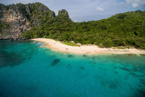 El Nido: Tour C naar Verborgen Strand, Helikopter Eiland &amp; Meer