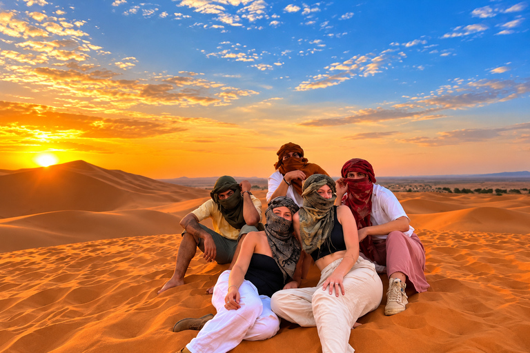 Marrakech: 3-Day Student Sahara Tour With Camp and Quad Adventure Pick: Luxury Camp & Sunset ATV Ride