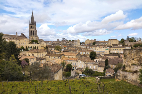 Van Bordeaux naar Saint Emilion met de grindfiets - wijnproeverij