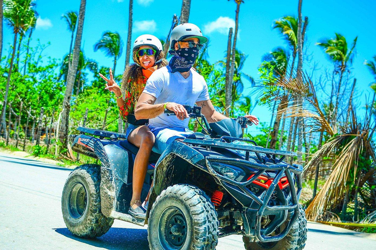 Punta Cana: Aventura en quad + Baño en cueva acuática + Visita al puebloPunta Cana: Solo ATV Buggy (1 Persona por Vehículo)