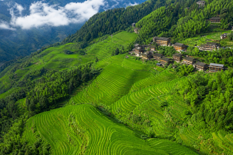 From Guilin: Longji Rice Terraces & Villages 2-Day Tour 2-Day Shared Tour, Max 16 Guests + Overnight Stay