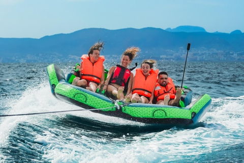 Palma Mallorca : Excursion en bateau privé avec jouets aquatiques