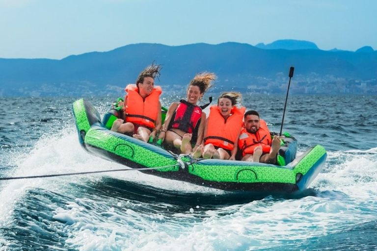 Palma Mallorca : Excursion en bateau privé avec jouets aquatiques