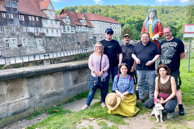 Drie-rivieren stad Hann. Münden: Rondleiding door Lindenau met humor en kennis van zaken.