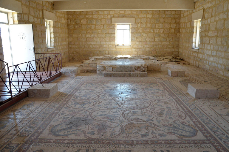 From Amman: Madaba, Mount Nebo & Dead sea Or Baptism Site Amman: Madaba, Mount Nebo & Dead Sea Tour( Swim & Lunch)