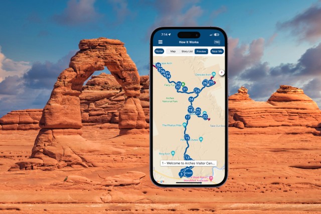 Visit Moab Arches National Park Self-Guided Driving Tour in Moab