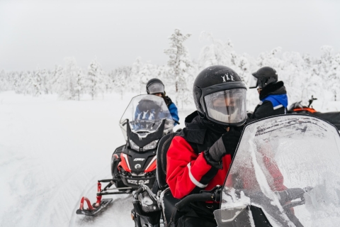 Rovaniemi: sneeuwscooter, rendieren en husky's