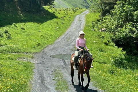 Kazbegi Horse Riding Tour to Arsha Waterfall