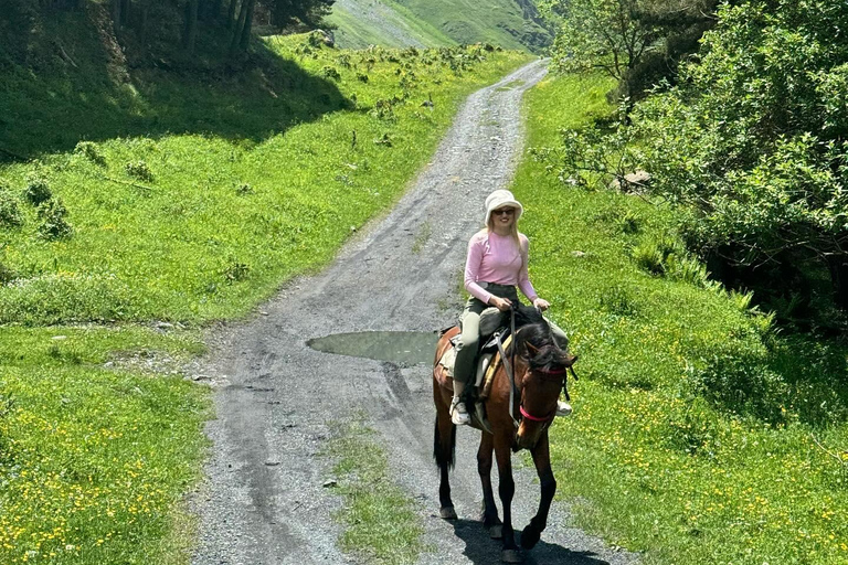 Kazbegi Horse Riding Tour to Arsha Waterfall