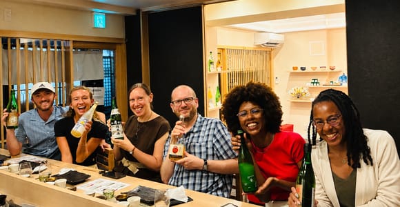 Kyoto Sake Tasting with a Sommelier of Sake - Sanjo Chasuian