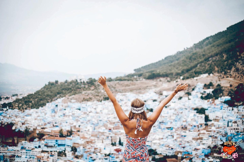 From Spain: Morocco Fantasy Blue Cities 3-Day Guided Tour