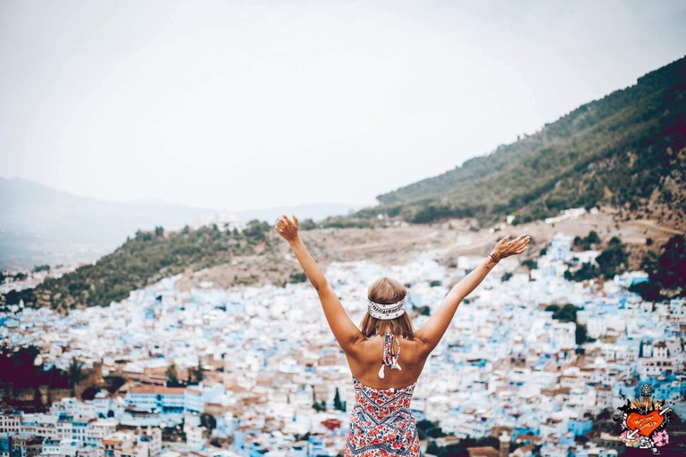 From Spain: Morocco Fantasy Blue Cities 3-Day Guided Tour