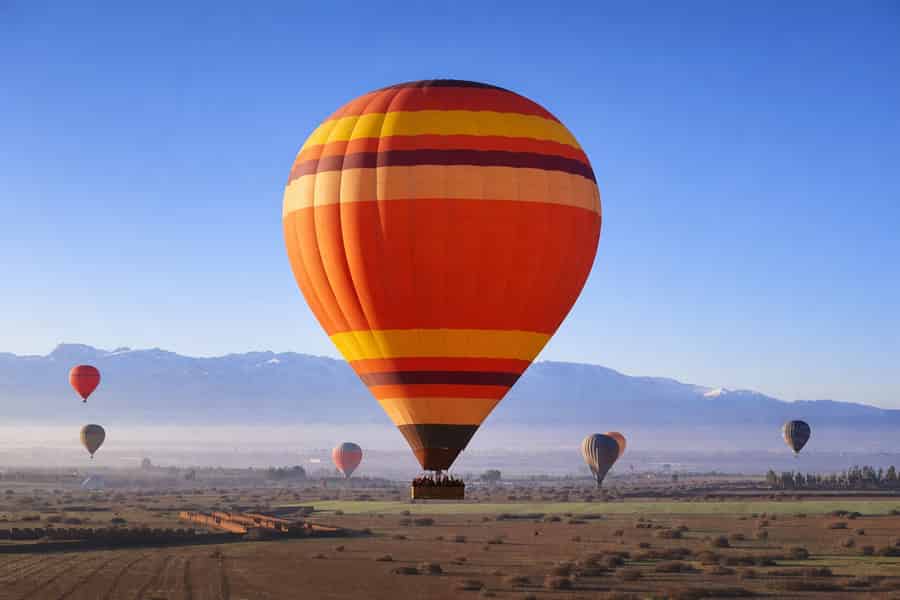 Marrakesch: Heißluftballonfahrt bei Sonnenaufgang und Frühstück. Foto: GetYourGuide Marrakesch: Heißluftballonfahrt bei Sonnenaufgang und Frühstück. Foto: GetYourGuide