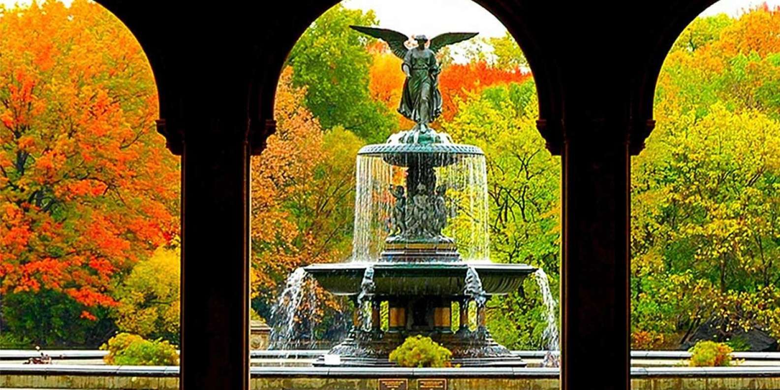 Bethesda Fountain Central Park Bethesda Terrace New York -  Norway