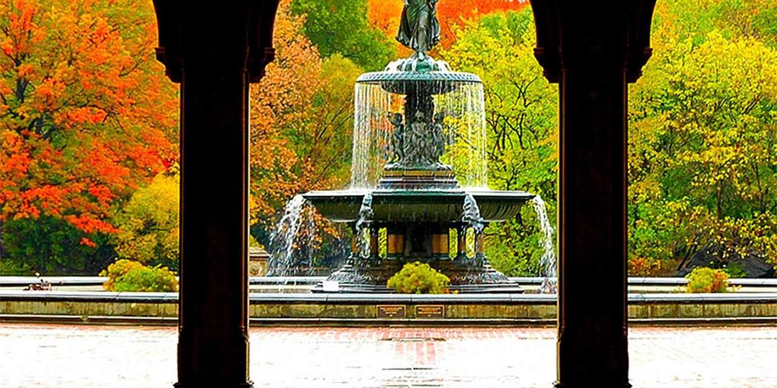 Bethesda Terrace Arcade, an architectural marvel in Central Park