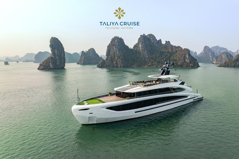 From Hanoi: Lan Ha Bay Premium Luxury Day Cruise Shared Cruise + Share Limousine bus transfer