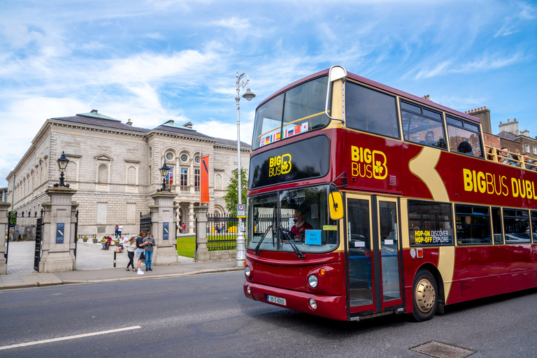 Dublin: Big Bus Hop-On, Hop-Off Tour with Live Guide48-Hr Hop on/off &amp; Walking Tour, Coastal Tour &amp; Night Tour