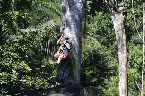Puerto Maldonado: Zipline, Canopy, and Kayaking Adventure