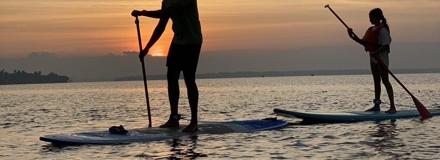 SUP à Kochi : Tour de Stand-Up Paddleboard au lever du soleil