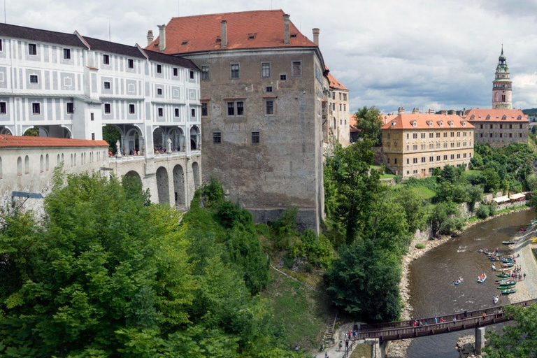 Praga: Trasferimento ad Hallstatt via la favolosa Cesky Krumlov