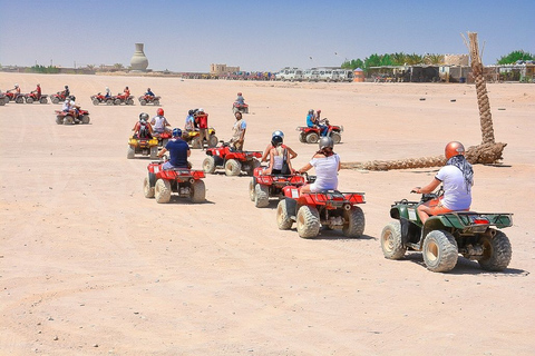 Hurghada: Full-Day Quad & Camel Ride, Stargazing, & Dinner All-Inclusive Tour from Hurghada