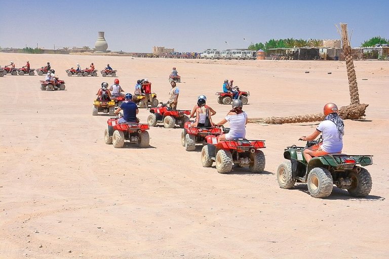 Hurghada: Full-Day Quad & Camel Ride, Stargazing, & Dinner All-Inclusive Tour from Hurghada