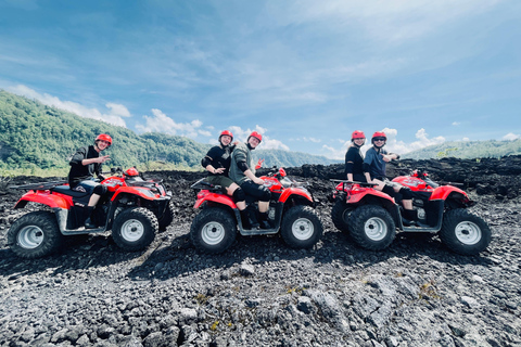 Bali: Mount Batur Sunrise ATV Ride & Rafting Adventure Tandem ATV Sunrise & Rafting with Round Trip Transfer