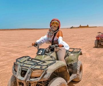 Agafay desert Quad biking tours, swimming pool & dinner show