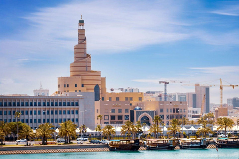Doha: Extended Guided City Tour with Traditional Dhow Cruise Private Tour